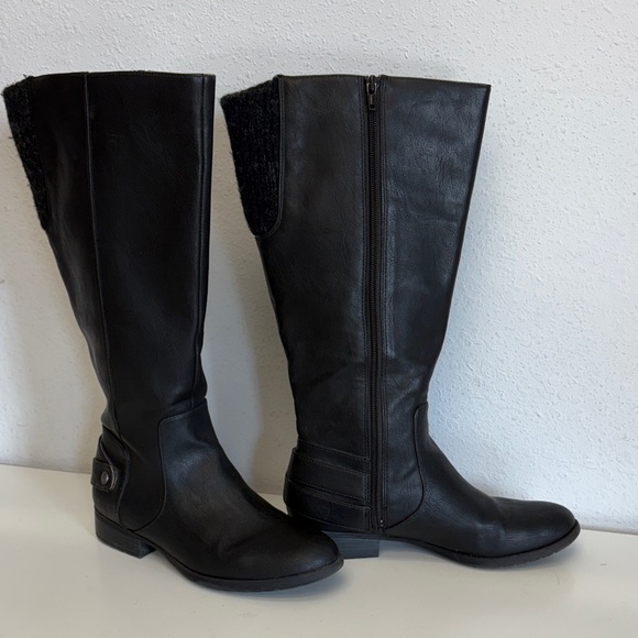 Life Stride Black Knee High X-Amy Riding Boots - Picture 7 of 9